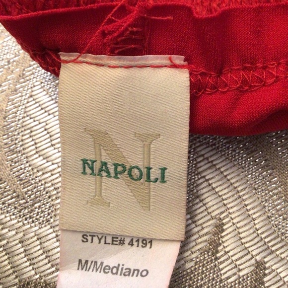 Red Sequin Strap Dress - Picture 7 of 7